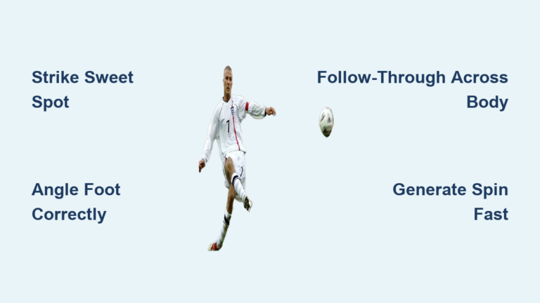How to Bend Free Kick Like Beckham