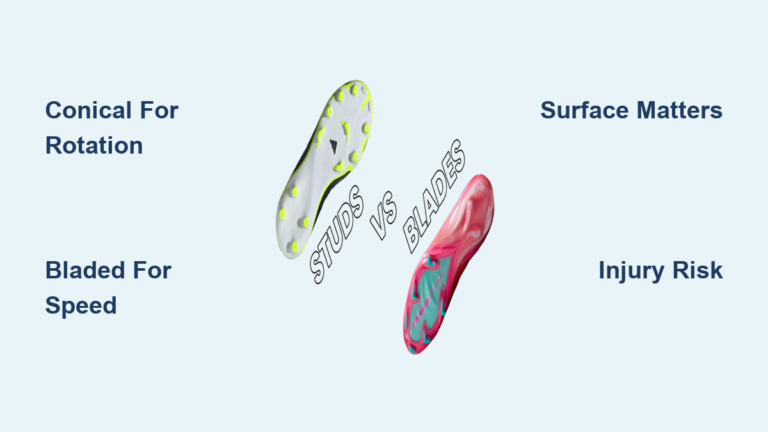Conical vs Bladed Soccer Studs: Key Differences