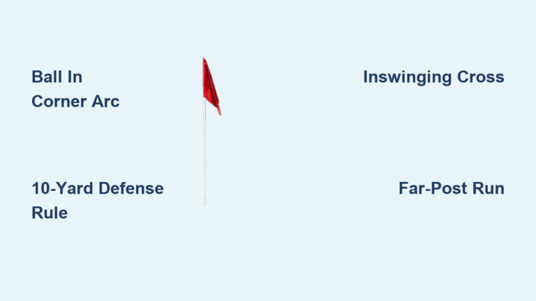 Corner Kick in Soccer: Rules and Basics