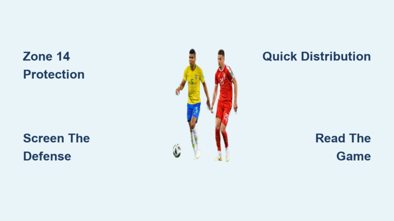 Defensive Midfielder Role in Soccer Explained