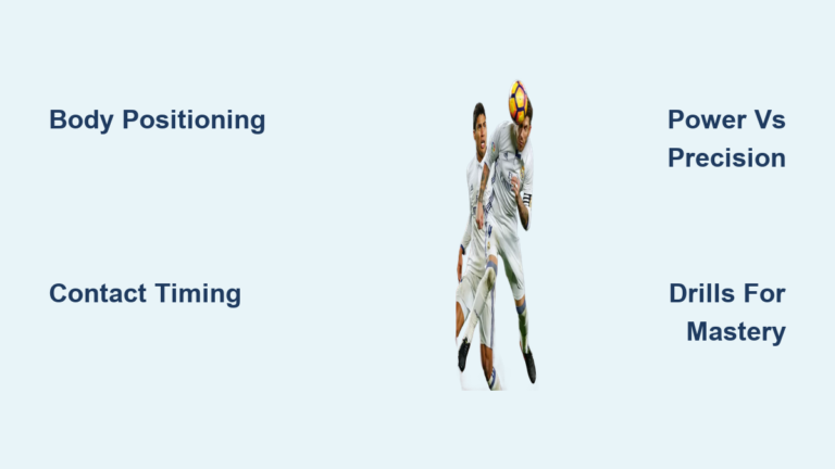 Defensive Heading vs Attacking Heading Soccer