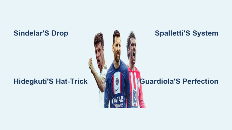 False Nine in Soccer: Who Invented the Role?