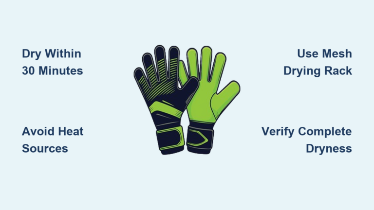 How to Dry Goalkeeper Gloves Properly