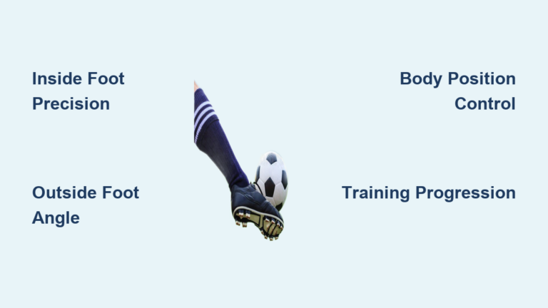 Inside vs Outside Foot Kick Soccer