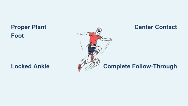 Instep Kick in Soccer: How to Master the Laces Shot