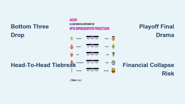 La Liga Relegation and Promotion System Explained