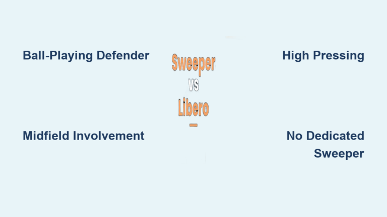 Libero vs Sweeper in Soccer: Key Differences