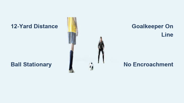 Soccer Penalty Kick Rules & Distance Guide
