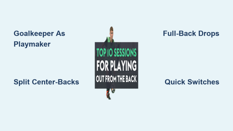 How to Play Out from the Back in Soccer