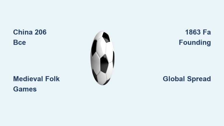 Soccer Originated in England in the 19th Century