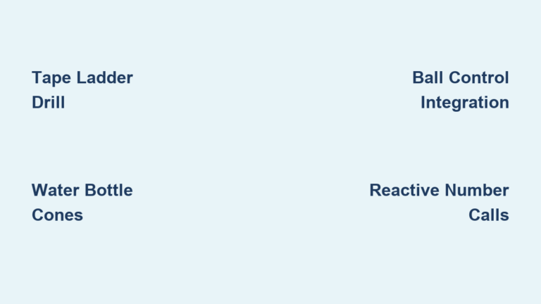 Soccer Agility Drills at Home: Quick & Effective Tips