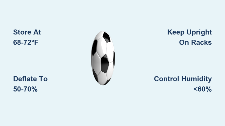 How to Store Soccer Ball Correctly