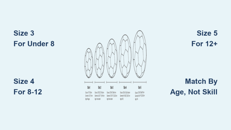 Size 3 vs Size 4 vs Size 5 Soccer Ball Differences