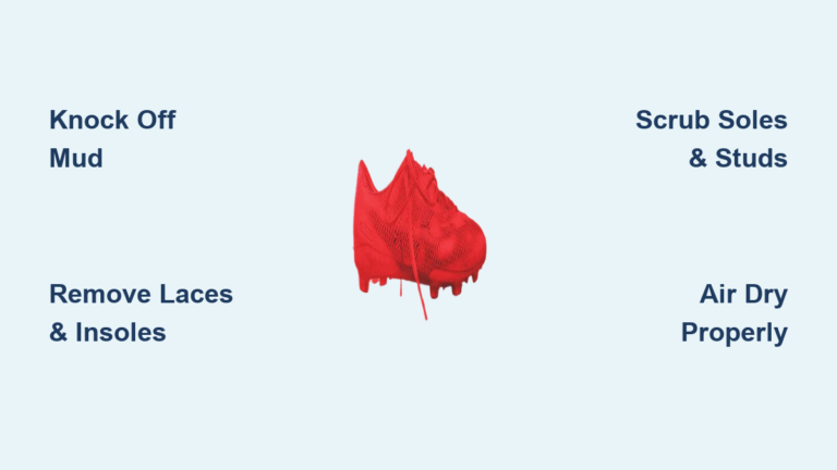 How to Clean Mud from Soccer Cleats