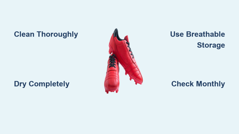 How to Store Soccer Cleats Off-Season