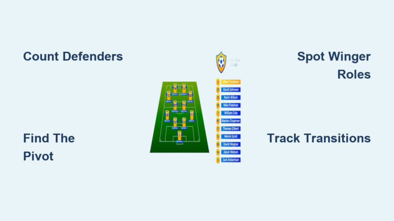 How to Read Soccer Formations: A Simple Guide