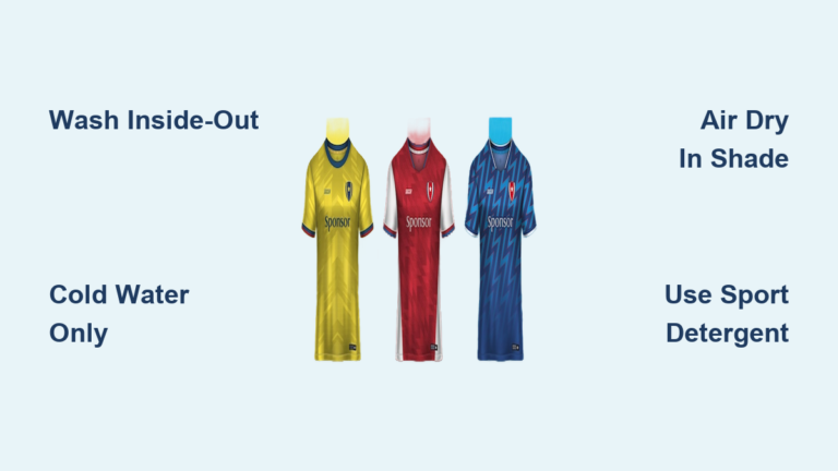 How to Wash Soccer Jersey Without Fading