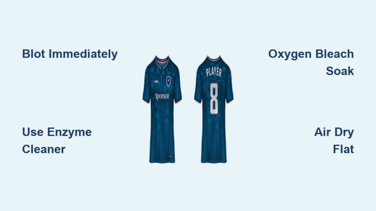 How to Remove Grass Stains from Soccer Jersey