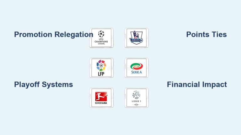 How Soccer Leagues Work Around the World