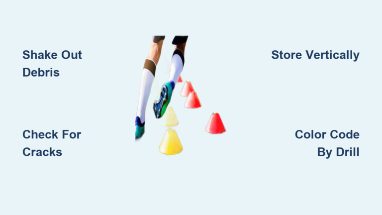 How to Maintain Soccer Practice Cones