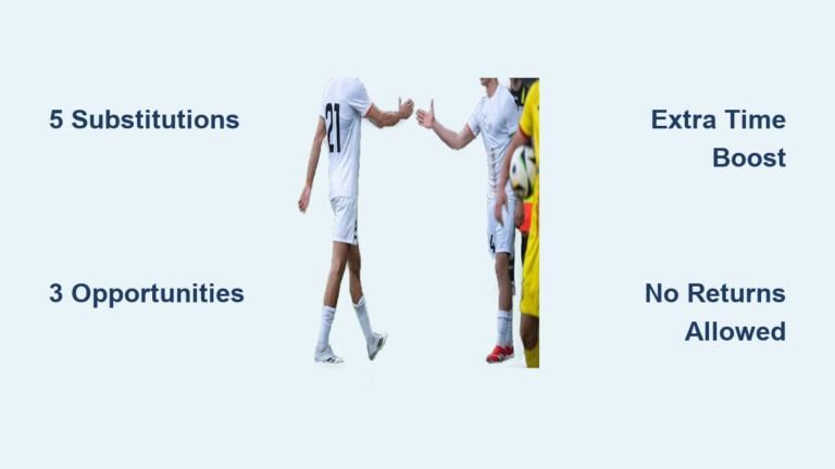 How Many Substitutions Are Allowed in Soccer 2026