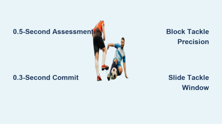 How to Time Tackles Correctly in Soccer