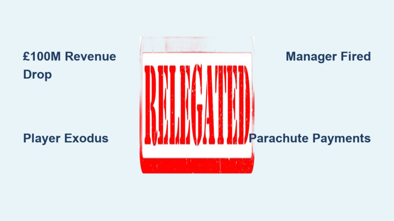 What Happens When a Soccer Team Gets Relegated