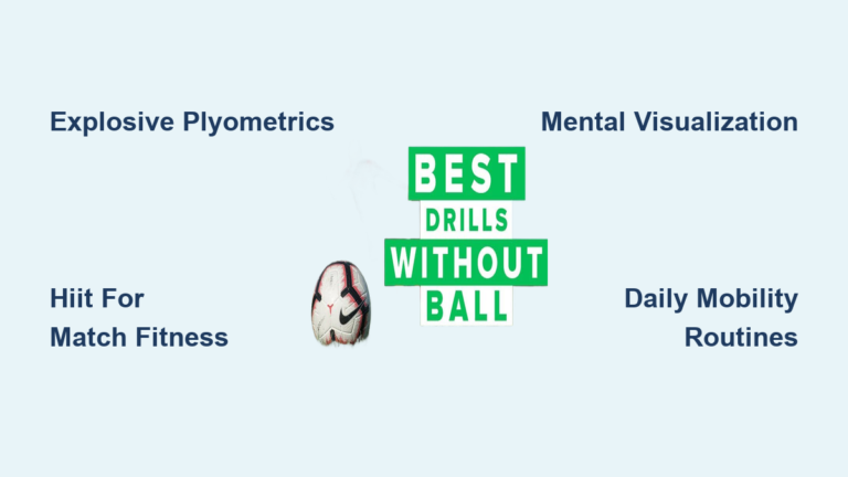 How to Train for Soccer Without a Ball