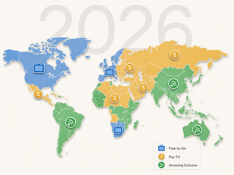 Who Will Broadcast World Cup : TV & Streaming Guide