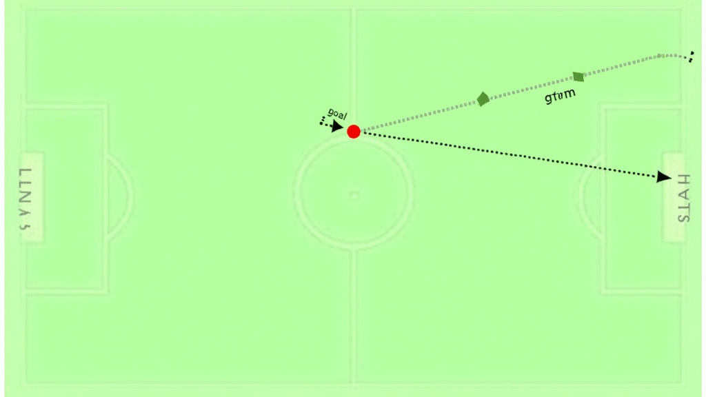 Diagram of a winger cutting inside drill with supporting runner.