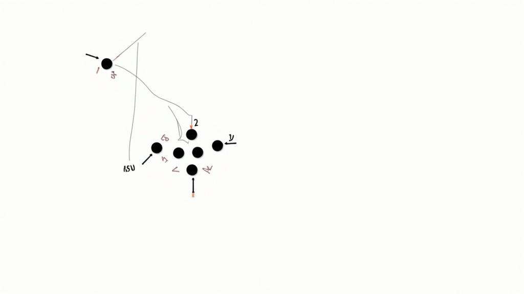 Diagram of compact defensive block and rest defense structure in soccer tactics.