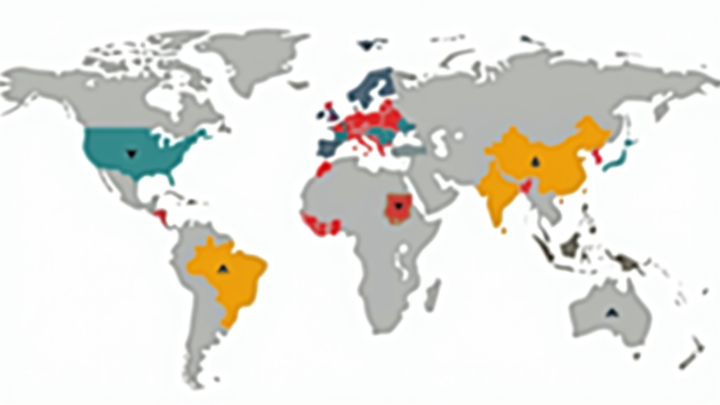 FIFA World Cup qualification spots allocated to each continental confederation map.