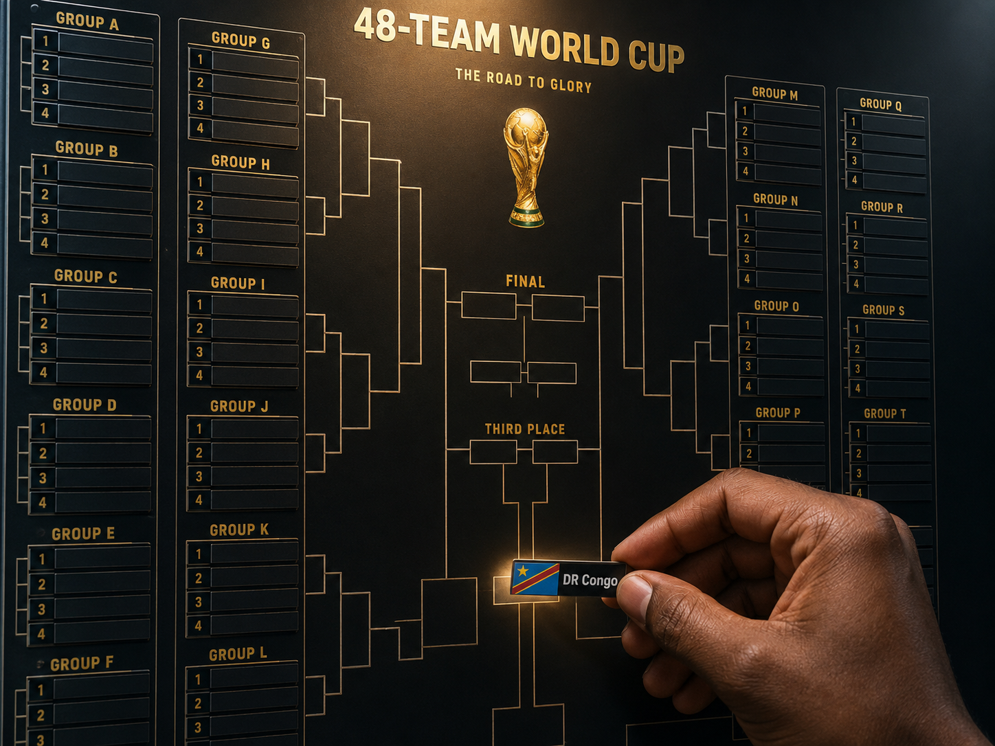 New World Cup qualifier slot being filled on an expanded 48-team tournament bracket.