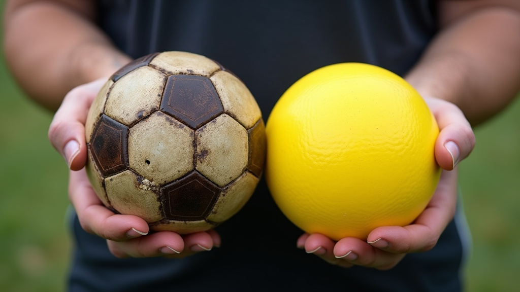 Comparing a heavy soccer ball to a lightweight foam ball for safer heading practice