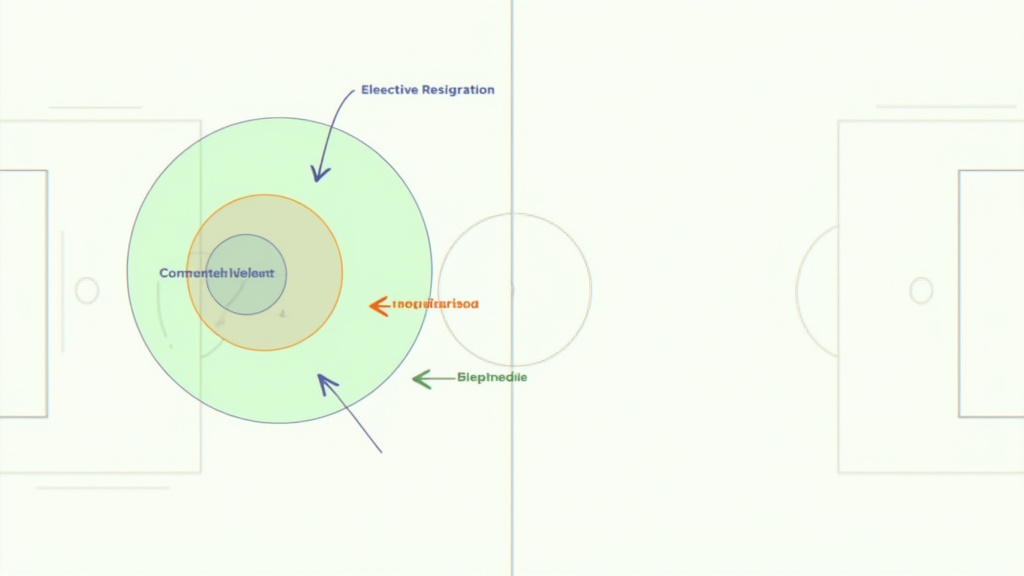 Tactical diagram comparing the zones of regista, trequartista, and mezzala roles.