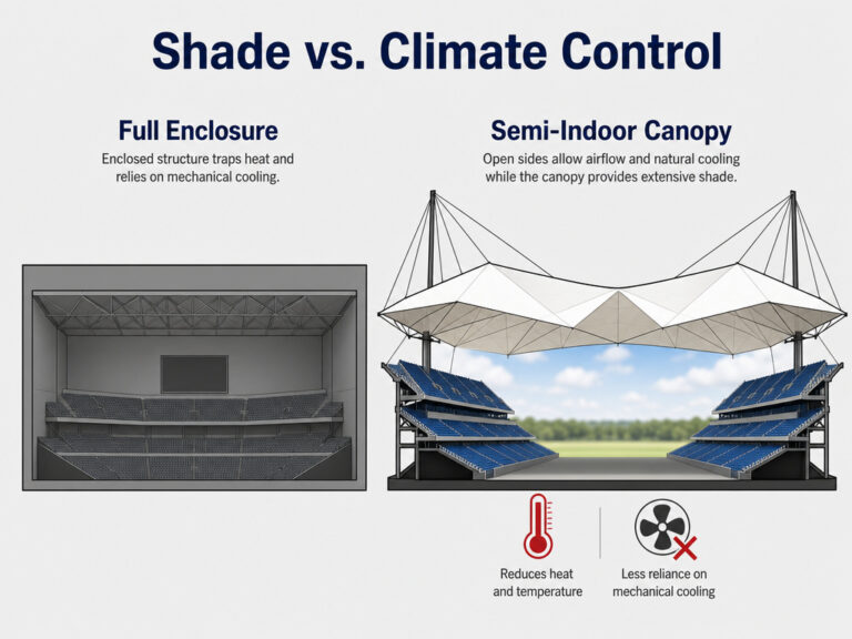 World Cup Indoor Stadiums: 4 Fully Enclosed Venues