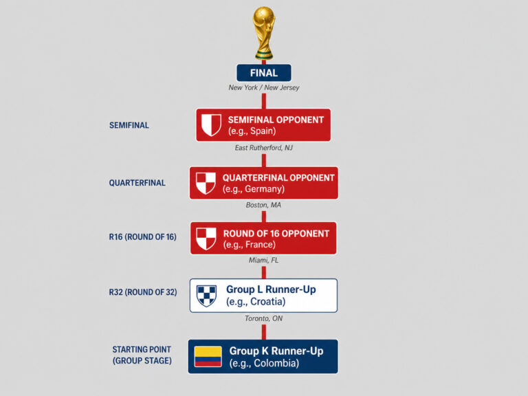 World Cup Hardest Path to Final | The Gauntlet No Team Wants
