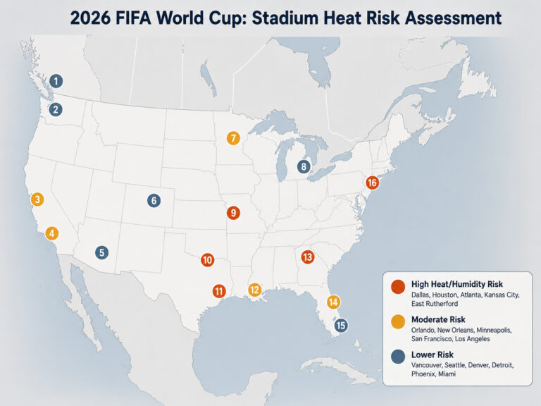 World Cup Weather Risks: Heat, Storms & Climate Impact