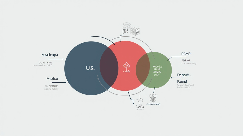 Venn diagram of overlapping national security agencies for World Cup 2026.
