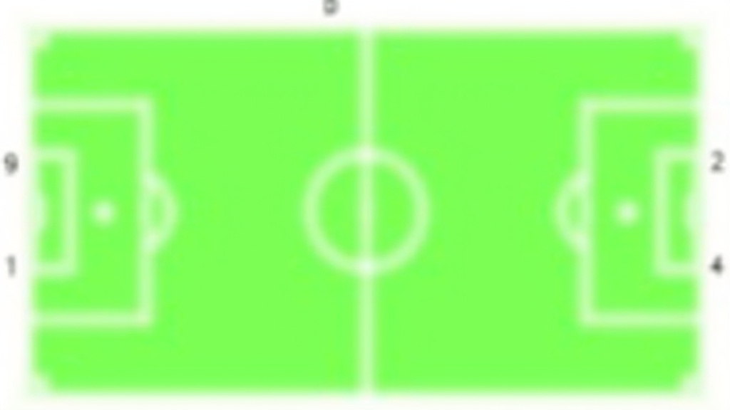Diagram of soccer penalty area showing key zones, penalty spot, and arc.