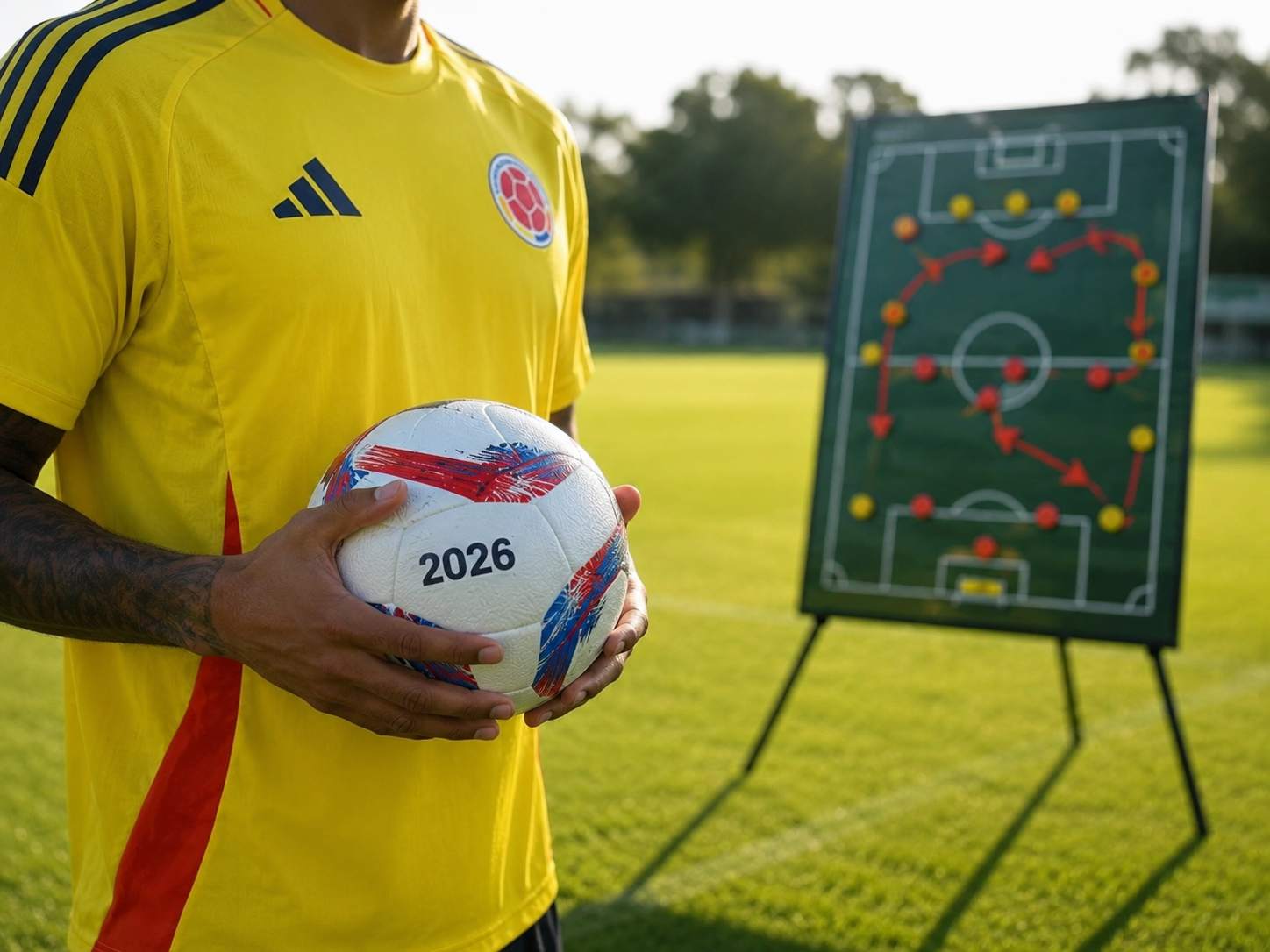 Colombia national team preparing for 2026 World Cup qualification