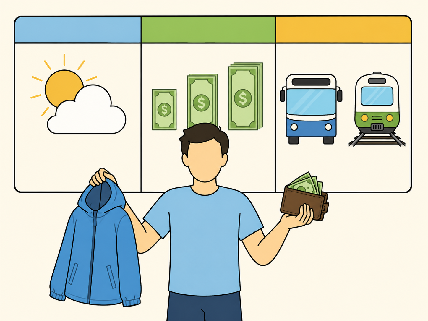 Infographic comparing summer weather and activity costs for 2026 World Cup visit.