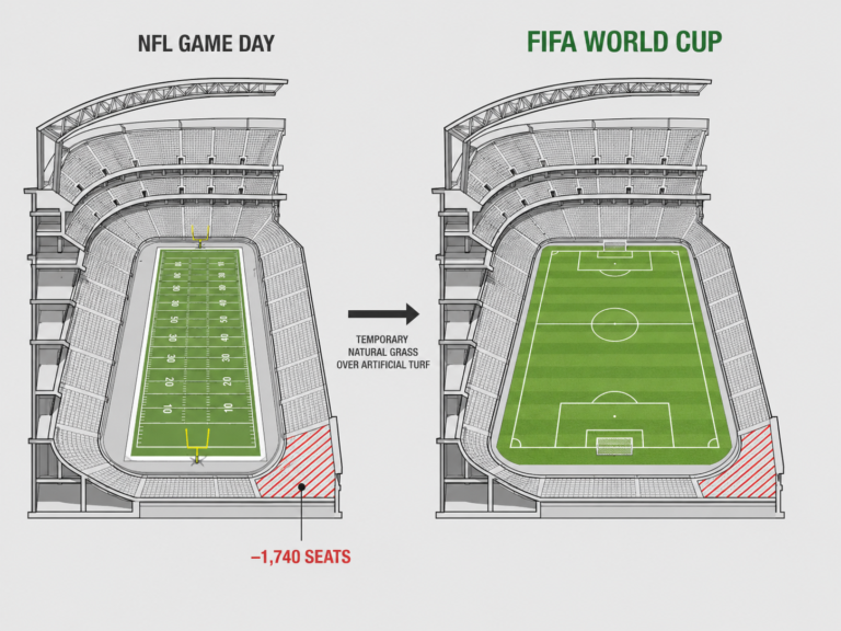World Cup Final Stadium: MetLife Stadium in New Jersey