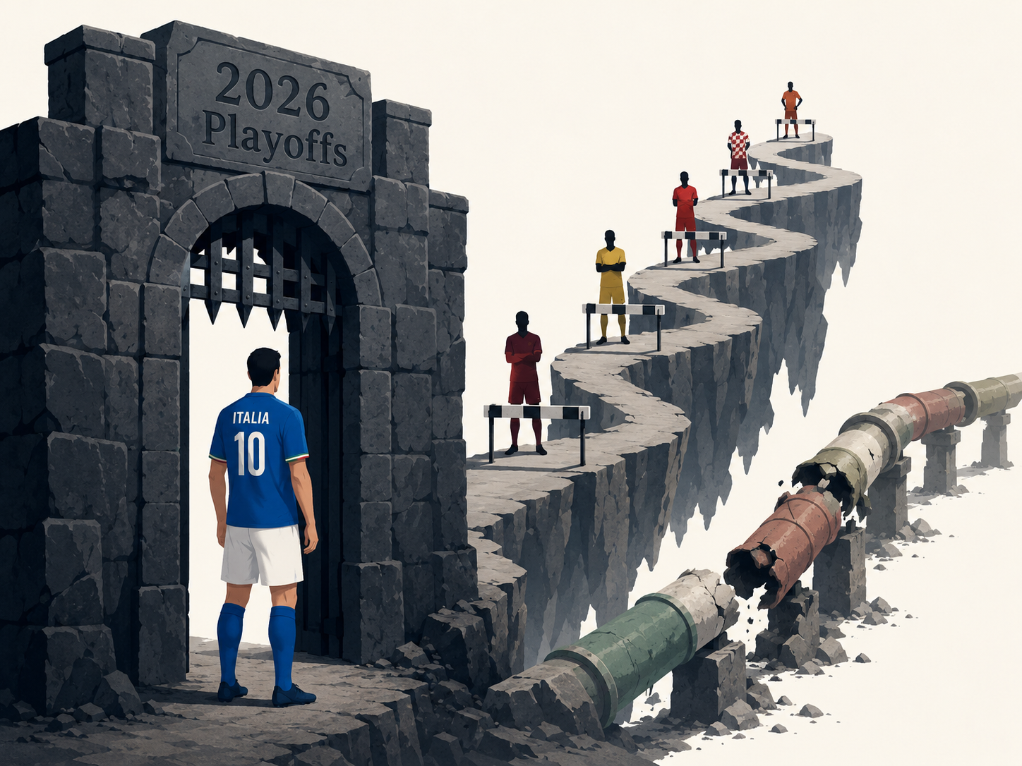 Italy's narrow playoff path and broken talent pipeline