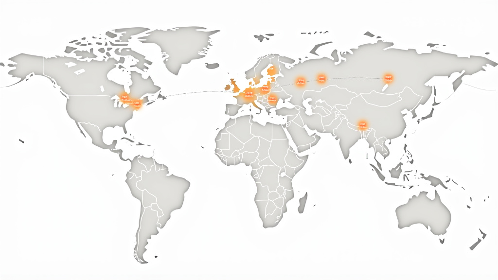 Map of 2026 World Cup host cities across USA, Mexico, and Canada