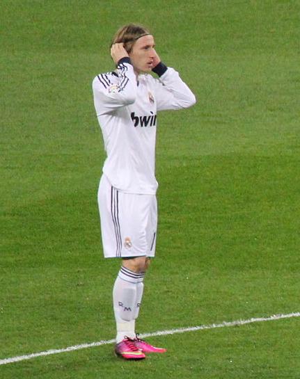 Luka Modrić playing